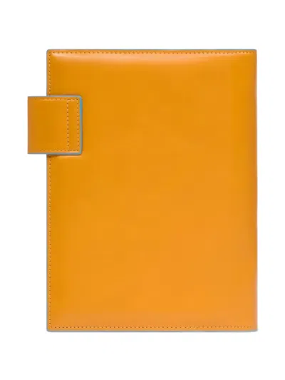 Piquadro Leather Medium Organizer In Brown