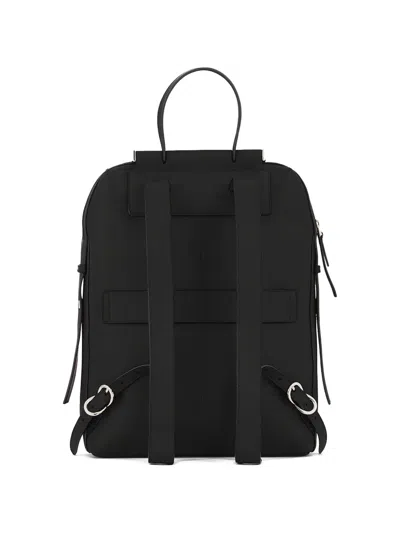 Piquadro Laptop Leather Backpack In Pattern