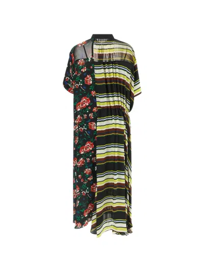 Sacai Pattern Mix Dresses Multicolor In Multi