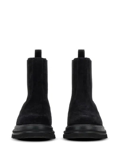 Hogan Solid Color Versatile Chelsea Boots In Black