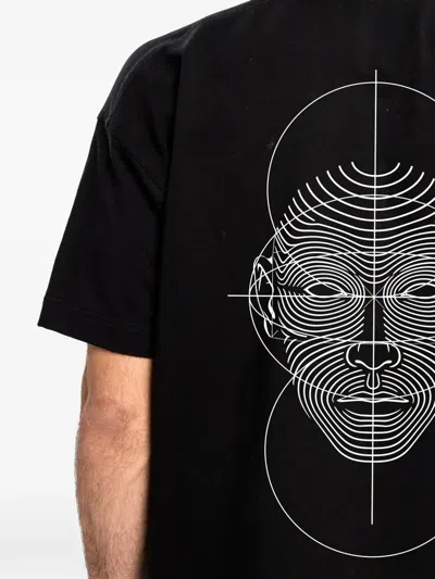 Hamza Circle T-shirt In Black