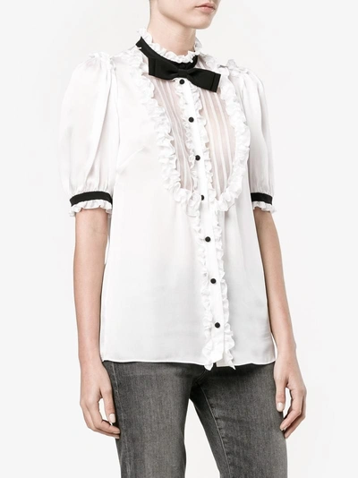 Shop Dolce & Gabbana Tuxedo Blouse