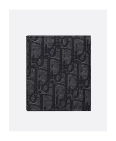 Dior Trifold Wallet In Black