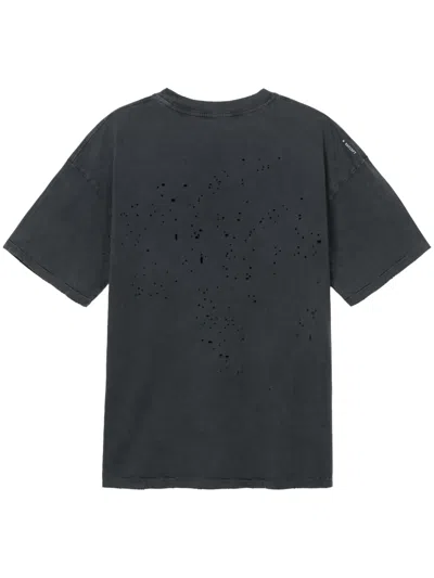 Satisfy Graphic-print Distressed-effect T-shirt In Multi