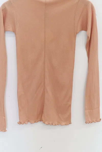 Baserange Long-sleeved T-shirt In Brown