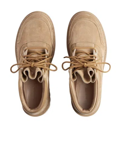 Balenciaga Combat Strike Suede-trimmed Lace-up Boots In Multi