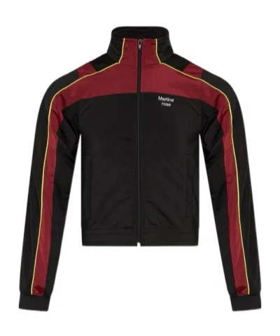Martine Rose Shrunken Tech Jacket Contrast Trim Design In Red