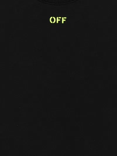 Off-white Long-sleeved Crew Neck Sweatshirt In Multi