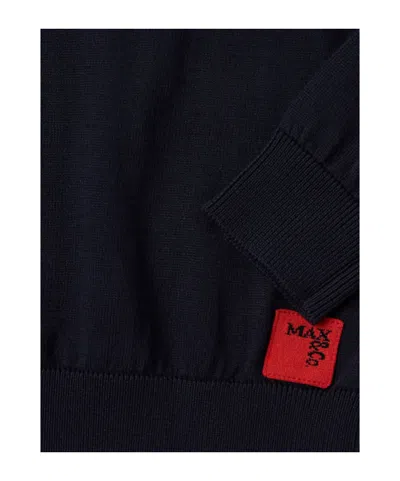 Maxco. Cotton Sweatshirt In Blue