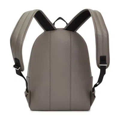 Bally Zippered Backpack In Gray