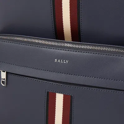 Bally Zippered Backpack In Blue