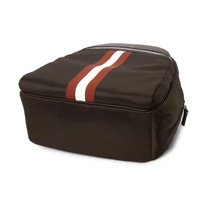 Bally Zippered Backpack In Brown