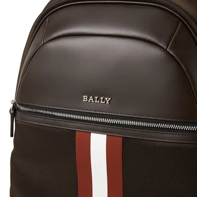 Bally Zippered Backpack In Brown