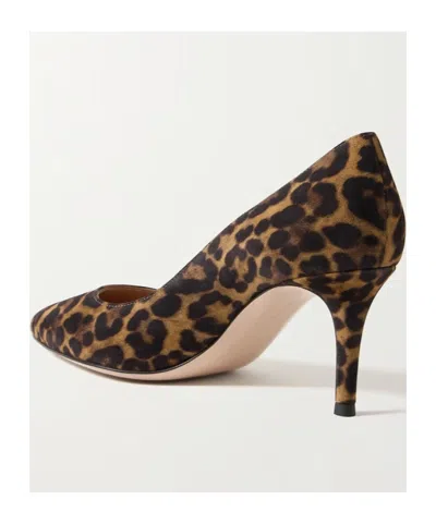Gianvito Rossi 85mm Gianvito Leopard Suede Pointed-toe Pumps In Animal Print