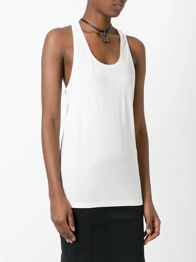 Shop Tom Ford Lock Necklace Vest In Neutrals