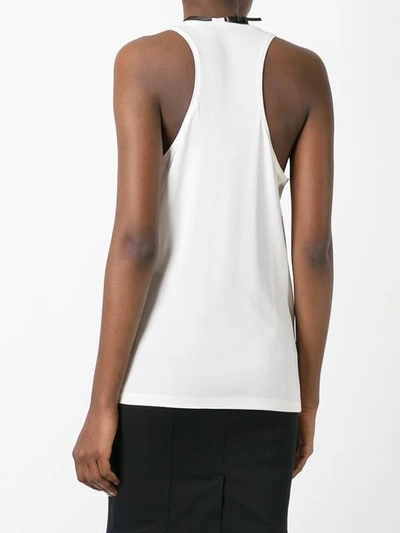 Shop Tom Ford Lock Necklace Vest In Neutrals