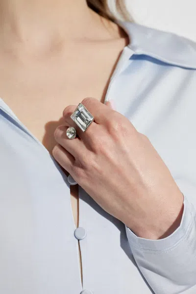 Dries Van Noten Openwork Ring In Metallic