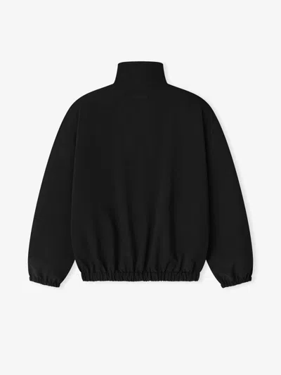 Essentials Black Active Trace Half Zip Track Jacket In Black