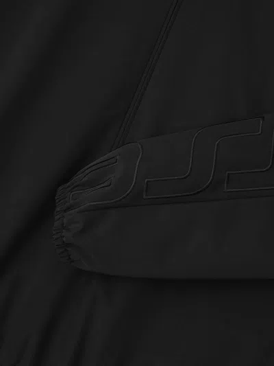 Essentials Black Active Trace Half Zip Track Jacket In Black