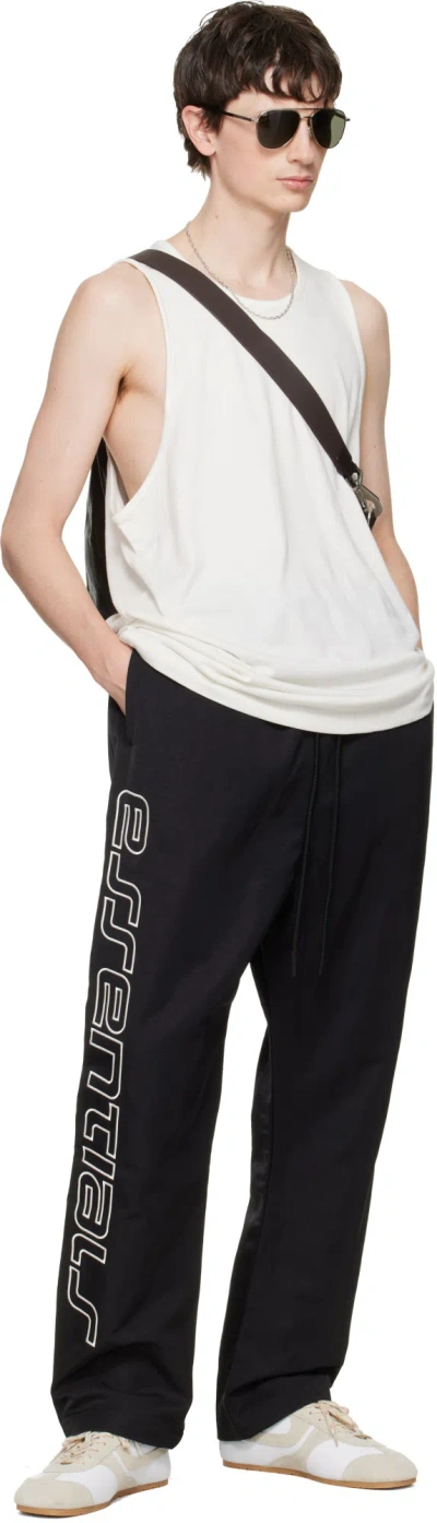 Essentials Active Trace Relaxed Drawstring Pant In Black