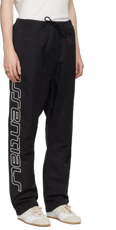 Essentials Active Trace Relaxed Drawstring Pant In Black