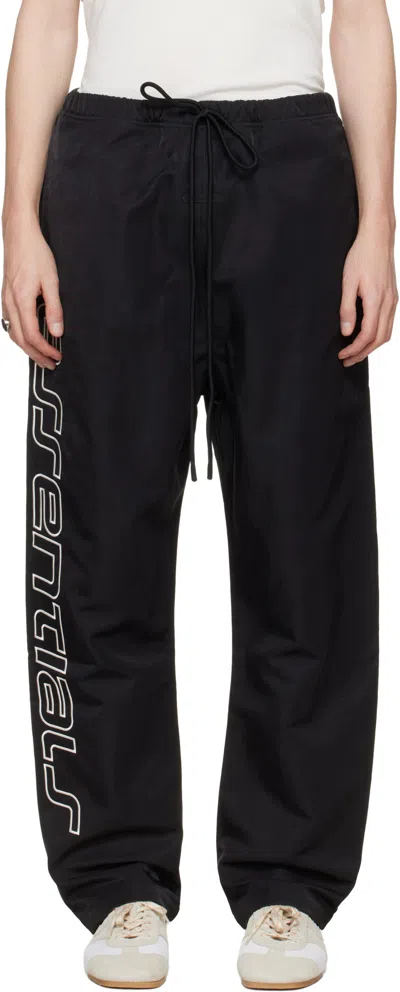 Essentials Active Trace Relaxed Drawstring Pant In Black