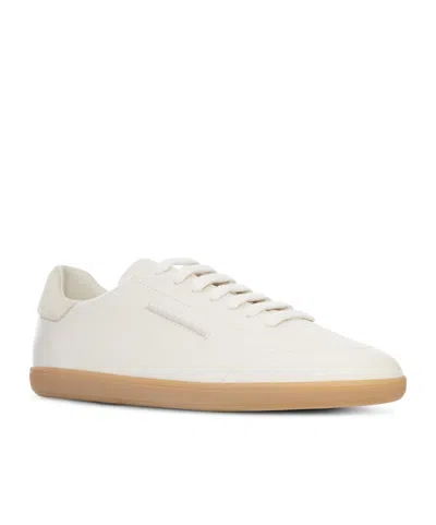 Zegna 232 Low Top Suede Sneakers Rubber Sole In White