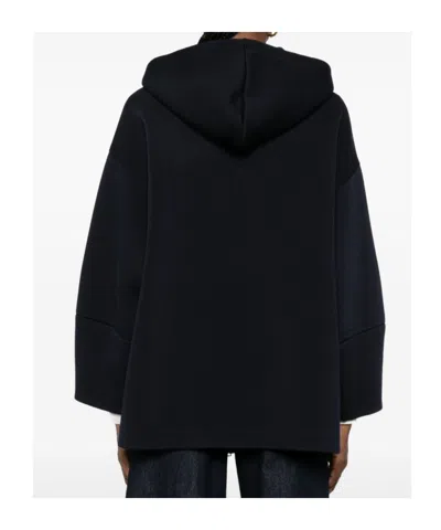 Max Mara Long-sleeved Sweatshirt In Black