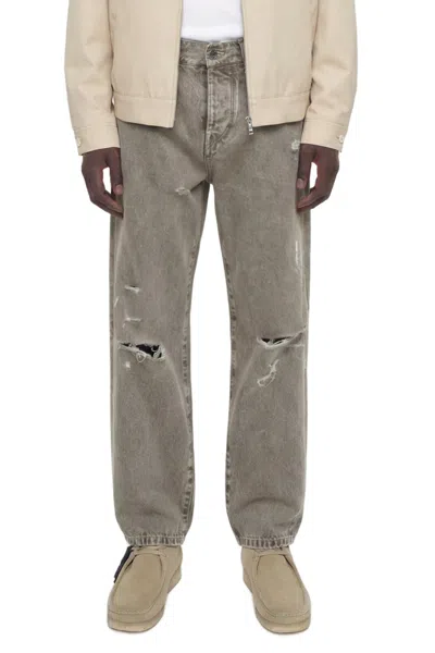 Trc Distressed Elasticated-cuff Jeans In Multi
