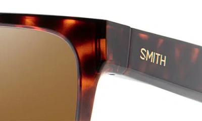 Smith Lowdown 2 Core Chromapop™ Polarized Square Sunglasses In Brown