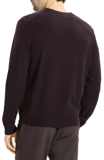 Theory Hilles Crewneck Sweater In Cashmere In Brown