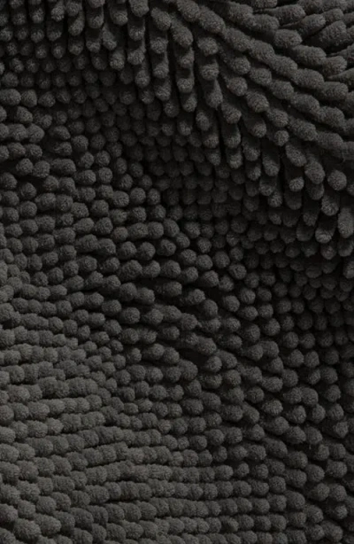 Homespun 2-pack Chenille Bath Mats In Black