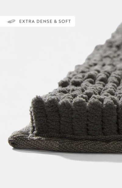 Homespun 2-pack Chenille Bath Mats In Black