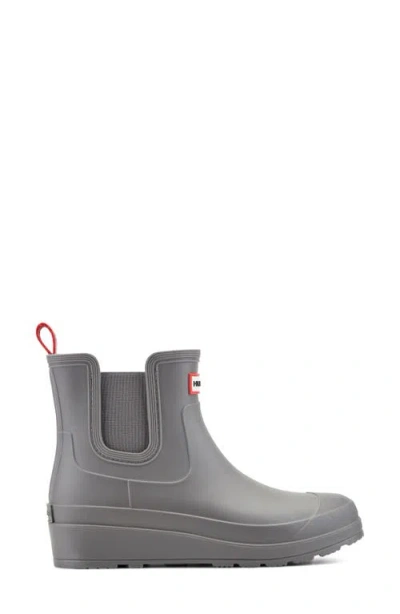 Hunter Tabitha Chelsea Waterproof Rain Boot In Gray