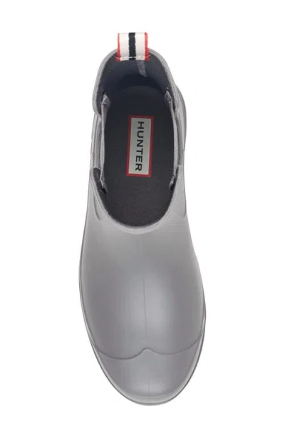 Hunter Tabitha Chelsea Waterproof Rain Boot In Gray