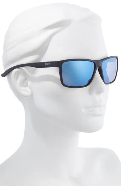 Smith Riptide 61mm Polarized Sport Square Sunglasses In Multi