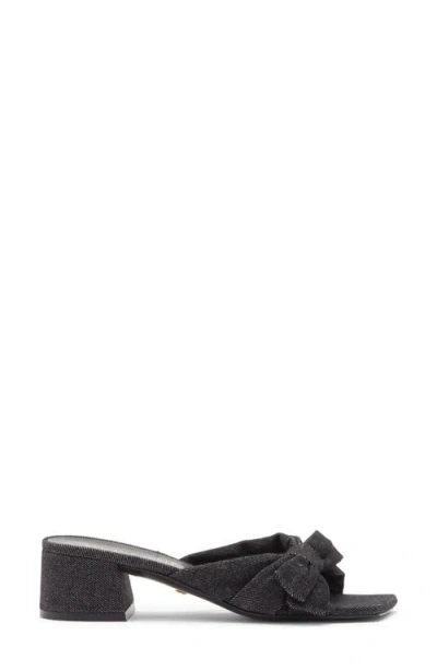 Stuart Weitzman Sofia 45 Slide Sandal In Black