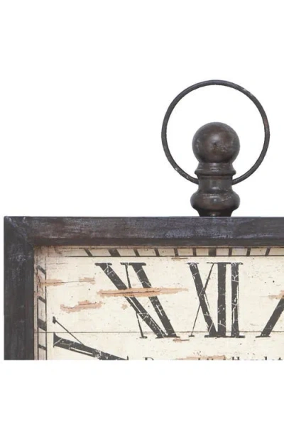 Uma Square Wall Clock In Black