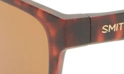 Smith Lowdown 2 Core Chromapop™ Polarized Square Sunglasses In Brown