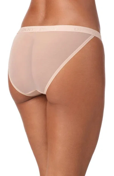 Dkny 3-pack Mesh Bikini Briefs In Multi