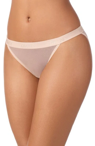 Dkny 3-pack Mesh Bikini Briefs In Multi