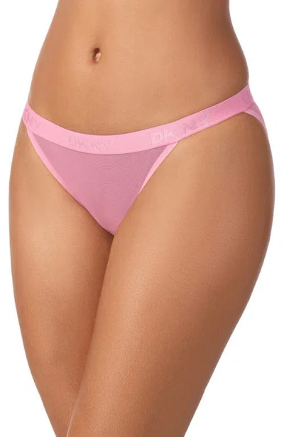 Dkny 3-pack Mesh Bikini Briefs In Multi