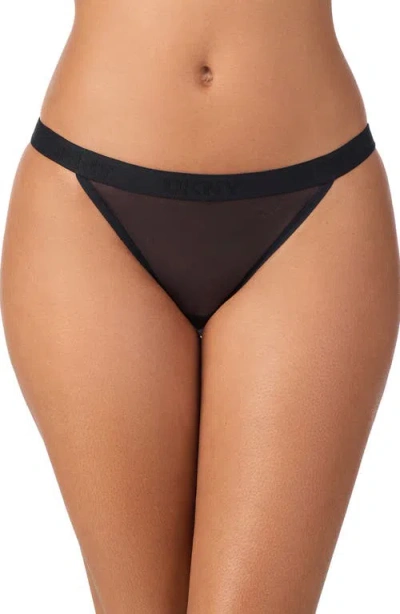 Dkny 3-pack Mesh Bikini Briefs In Multi