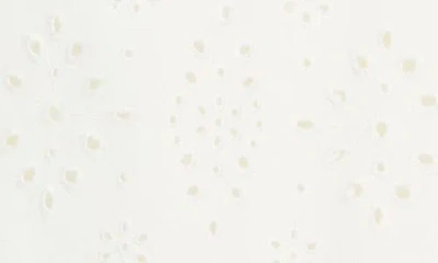 Flying Tomato Eyelet Shift Minidress In White