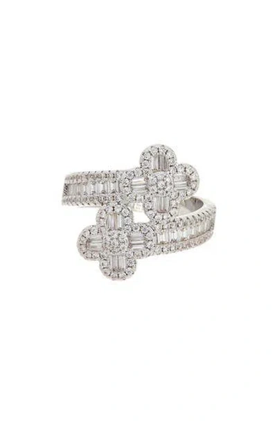 Juvell Cz Wrap Ring In Metallic