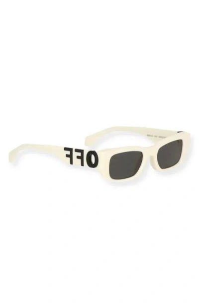 Off-white Fillmore 49mm Rectangular Sunglasses In White