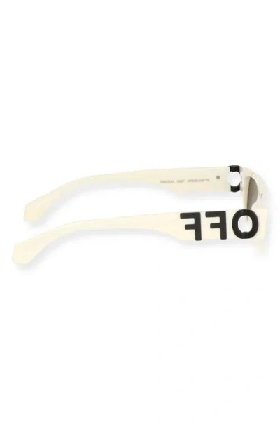 Off-white Fillmore 49mm Rectangular Sunglasses In White