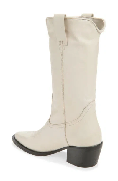 Steve Madden Anslee Western Boot In White