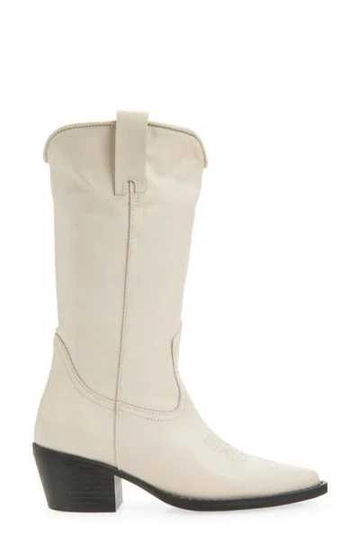 Steve Madden Anslee Western Boot In White