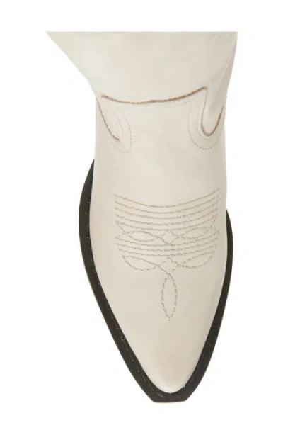 Steve Madden Anslee Western Boot In White